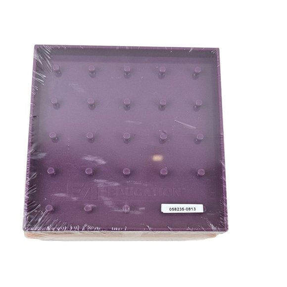 EAI Education Geoboards Double Sided 5" Learning Resources Peg Grids Set Of 6 - Picture 3 of 6